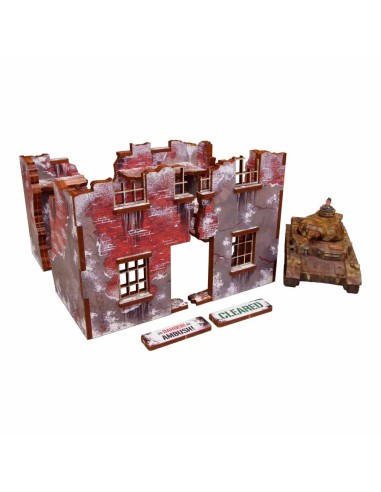 Micro Art Studio: WWII Winter Ruin 3 (Pre-painted)