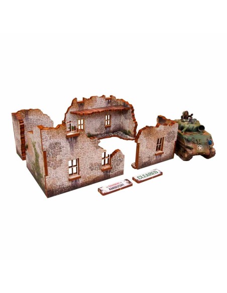 Micro Art Studio: WWII Ruins 2 (Pre-painted)