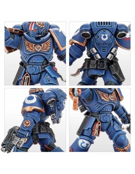 Warhammer 40,000 - Marines Espaciales: Teniente Primaris con espada de energía