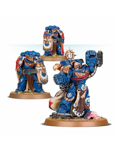 Warhammer 40,000 - Ultramarines: Marneus Calgar con Guardia de Honor Victrix