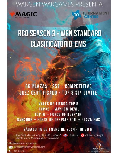 RCQ - WPN Qualifier - Standard - Sábado 18 de enero