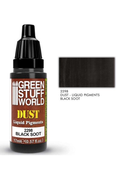 Green Stuff World - Pigmentos Liquidos - Black Soot