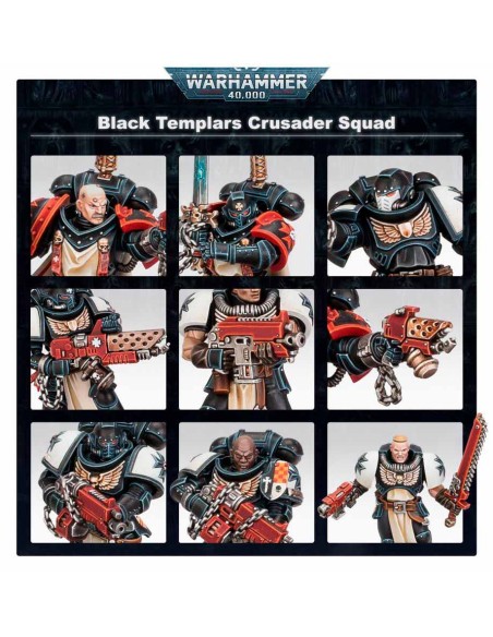 Warhammer 40,000 - Black Templars: Primaris Crusader Squad