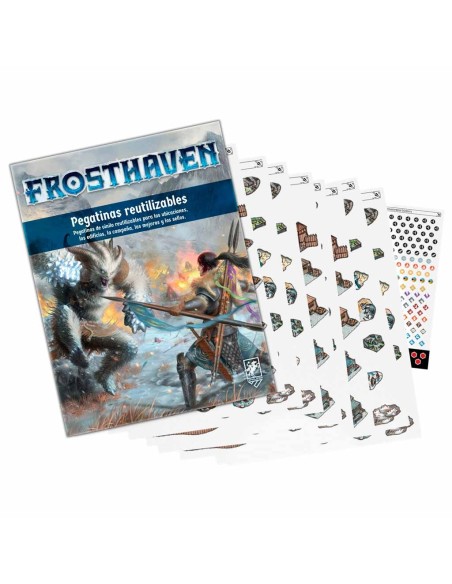 Frosthaven: Pegatinas reutilizables