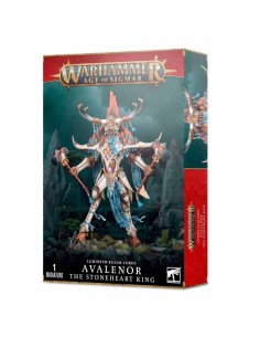 Warhammer Age of Sigmar - Señores del Reino Lumineth: Avalenor, the Stoneheart King/Alarith Spirit of the Mountain