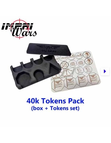 Impriwars Pack Caja y Tokens WH40K