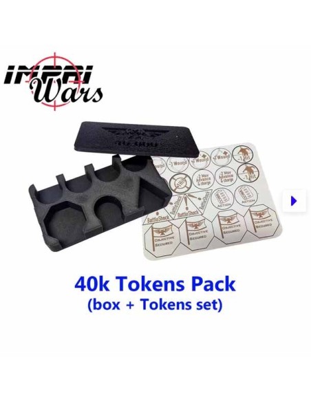 Impriwars Pack Caja y Tokens WH40K