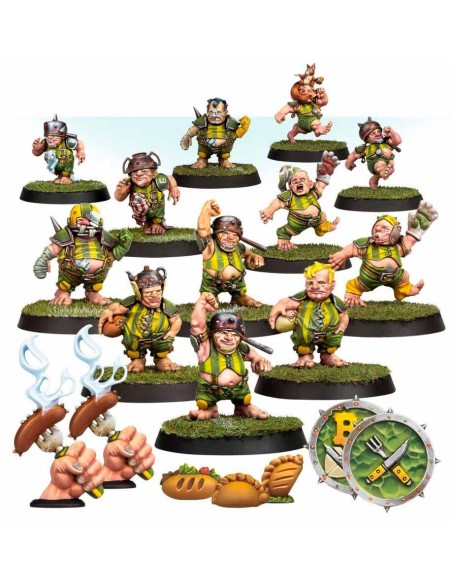 Blood Bowl - Equipo Halflings: Greenfield Grasshuggers