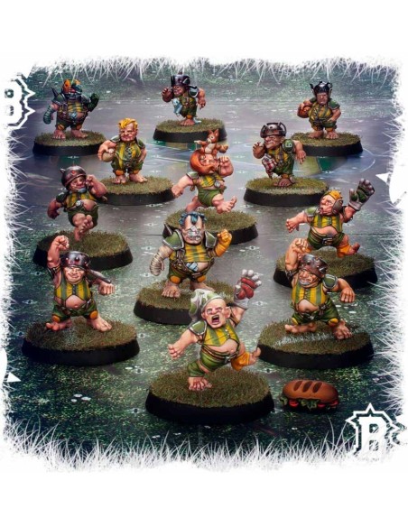 Blood Bowl - Equipo Halflings: Greenfield Grasshuggers