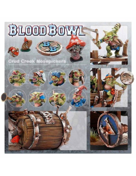 Blood Bowl - Equipo de Snotlings: Crud Creek Nosepickers