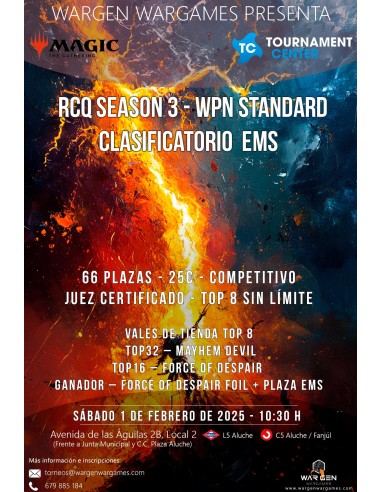 RCQ - WPN Qualifier - Standard - Sábado 1 de febrero