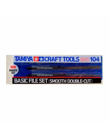 Tamiya - Basic File Set Smooth Double Cut