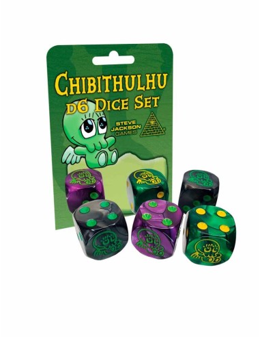 Steve Jackson Games - Chibithulhu D6 Dice Set (19mm)