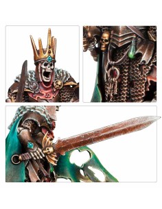 Warhammer Age of Sigmar - Necroseñores Pudrealmas: Rey Tumulario (Wight King with Baleful Tomb Blade) 2