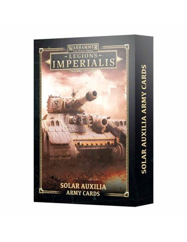 Warhammer: The Horus Heresy - Legions Imperialis: Solar Auxilia Army Cards Pack (Inglés)