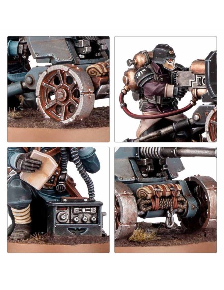 Warhammer 40,000 - Astra Militarum: Escuadra de Armas Pesadas de Krieg