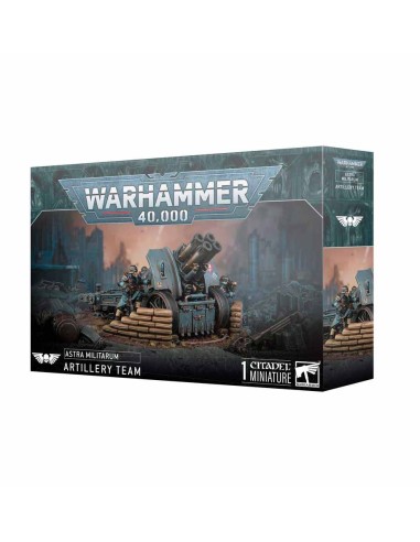 Warhammer 40,000 - Astra Militarum: Dotación de artillería de campaña