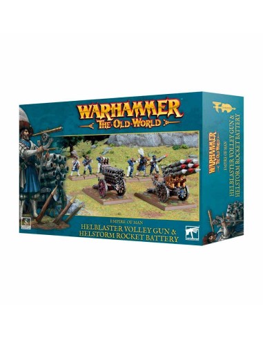 Warhammer: The Old World – Empire of Man: Helblaster Volley Gun & Helstorm Rocket Battery