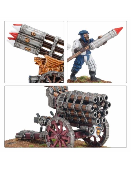 Warhammer: The Old World – Empire of Man: Helblaster Volley Gun & Helstorm Rocket Battery