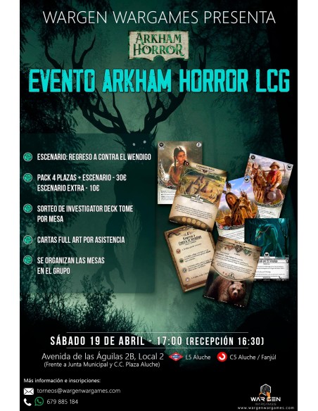 Evento Arkham Horror - El Wendigo