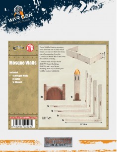 Flames of War - Mosque Walls 15mm (Prepintado) 2