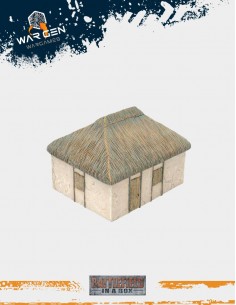 Flames of War - Vietnamese Huts 15mm (Prepintado) 2