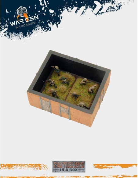 Flames of War - Vietnamese Huts 15mm (Prepintado)