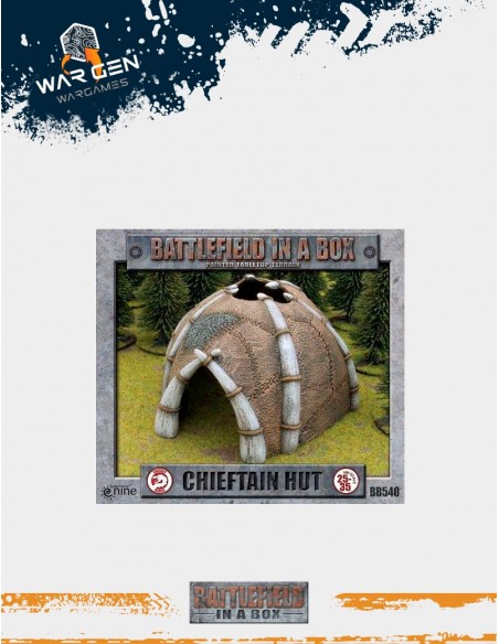 Battlefield in a box - Chieftain's Hut (Prepintado)