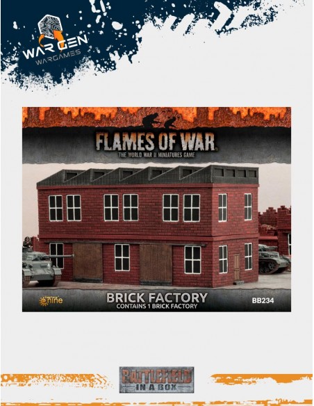 Flames of War - Brick Factory 15mm (Prepintado)