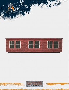 Flames of War - Brick Factory First Floor 15mm (Prepintado)