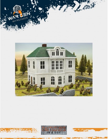 Flames of War - Manor House - Arnhem 15mm (Prepainted)