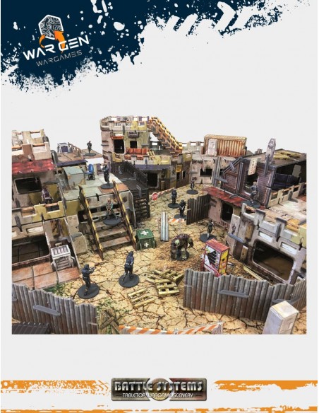 Battle Systems - Shanty Town Core Set Scenery