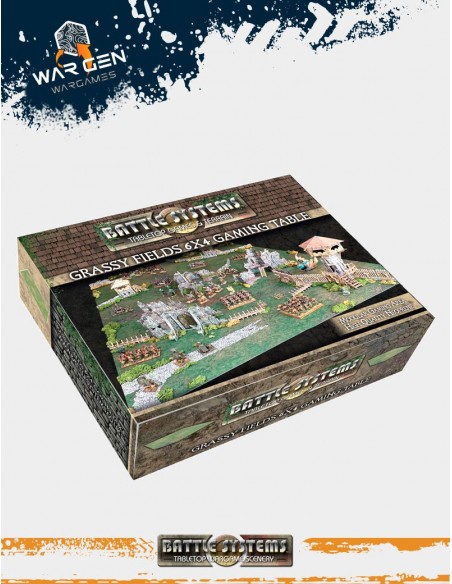 Battle Systems - Grassy Fields 6x4 Gaming Table