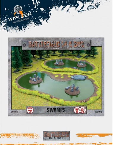 Battlefield in a box - Swamps (Prepainted)