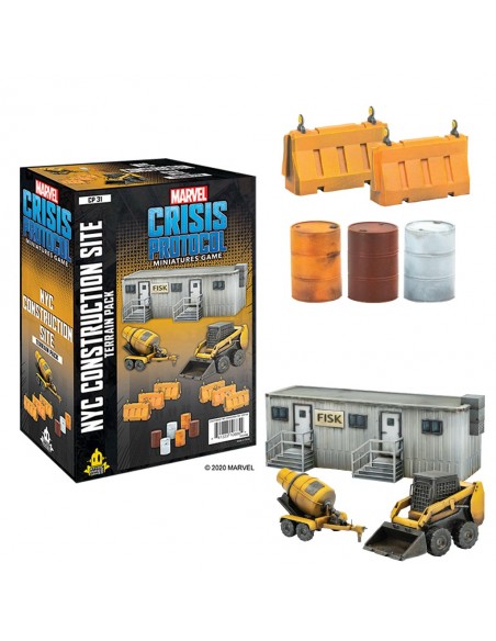 Marvel Crisis Protocol - NYC Construction Site Terrain