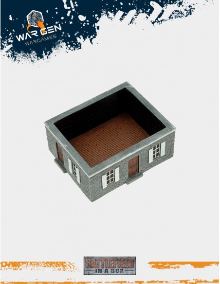 Flames of War - European House - Dunkirk House 15mm (Prepainted)