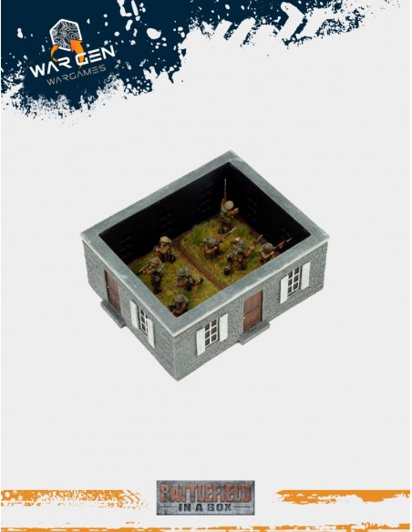 Flames of War - European House - Dunkirk House 15mm (Prepainted)