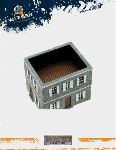 Flames of War - European House - Dunkirk House 15mm (Prepainted)