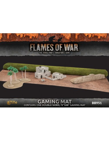 Battlefield in a Box - Double sided Grass / Desert Neoprene Gaming Mat