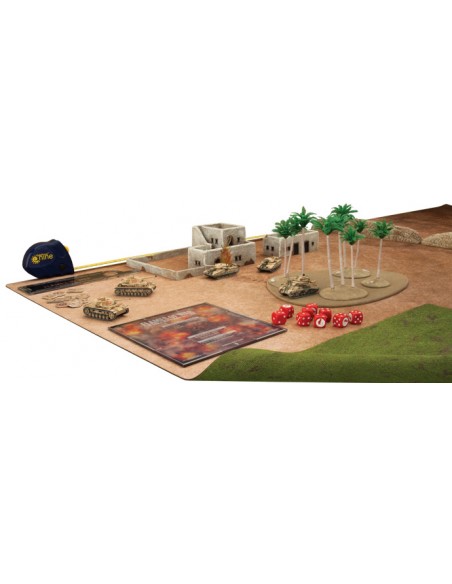 Battlefield in a Box - Double sided Grass / Desert Neoprene Gaming Mat