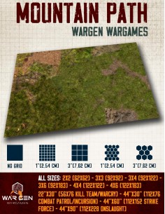 Mountain Path - Wargames Gaming Mat