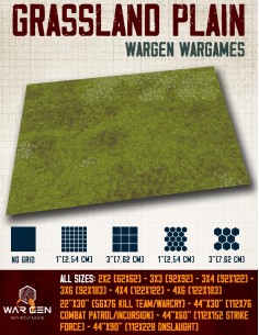 Grassland Plain - Tapete para Wargames