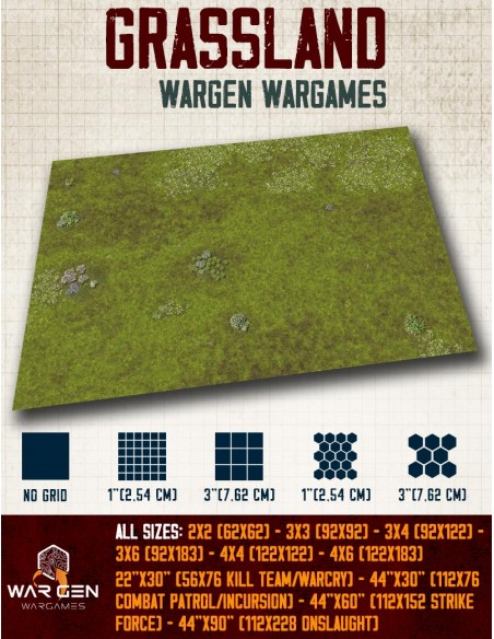 Grassland - Wargames Gaming Mat