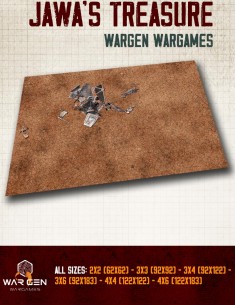 Jawa´s Treasure - Tapete compatible para Star Wars: Legion