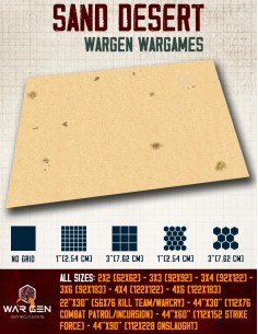 Sand Desert - Wargames Gaming Mat