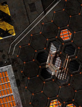 Molten Core Arena - Aristeia Compatible Gaming Mat