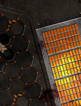 Molten Core Arena - Aristeia Compatible Gaming Mat