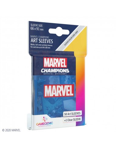 Marvel Champions Sleeves Marvel Blue