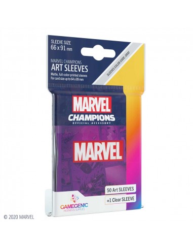 Marvel Champions Sleeves Marvel Purple