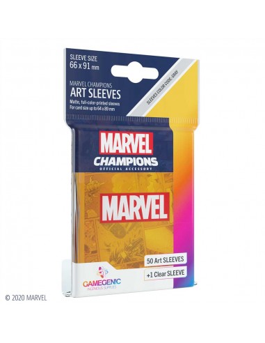 Marvel Champions Sleeves Marvel Orange